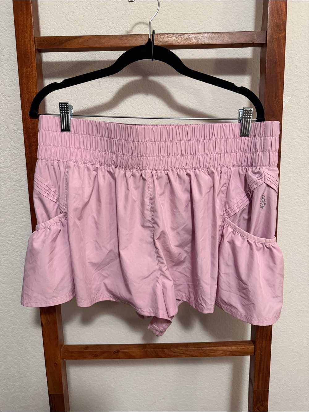 Free People Movement Get Your Flirt On Shorts in Pink Size XL